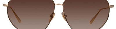 LINDA FARROW GABRIEL LFL1391 C2 SUNGLASSES - View 2