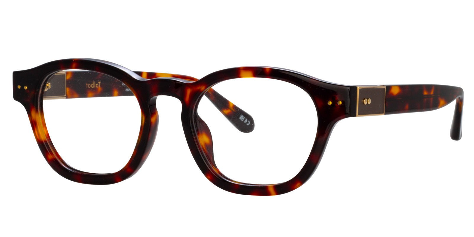 LINDA FARROW TALBOT LFL1404 C5 - Brown/Havana Acetate