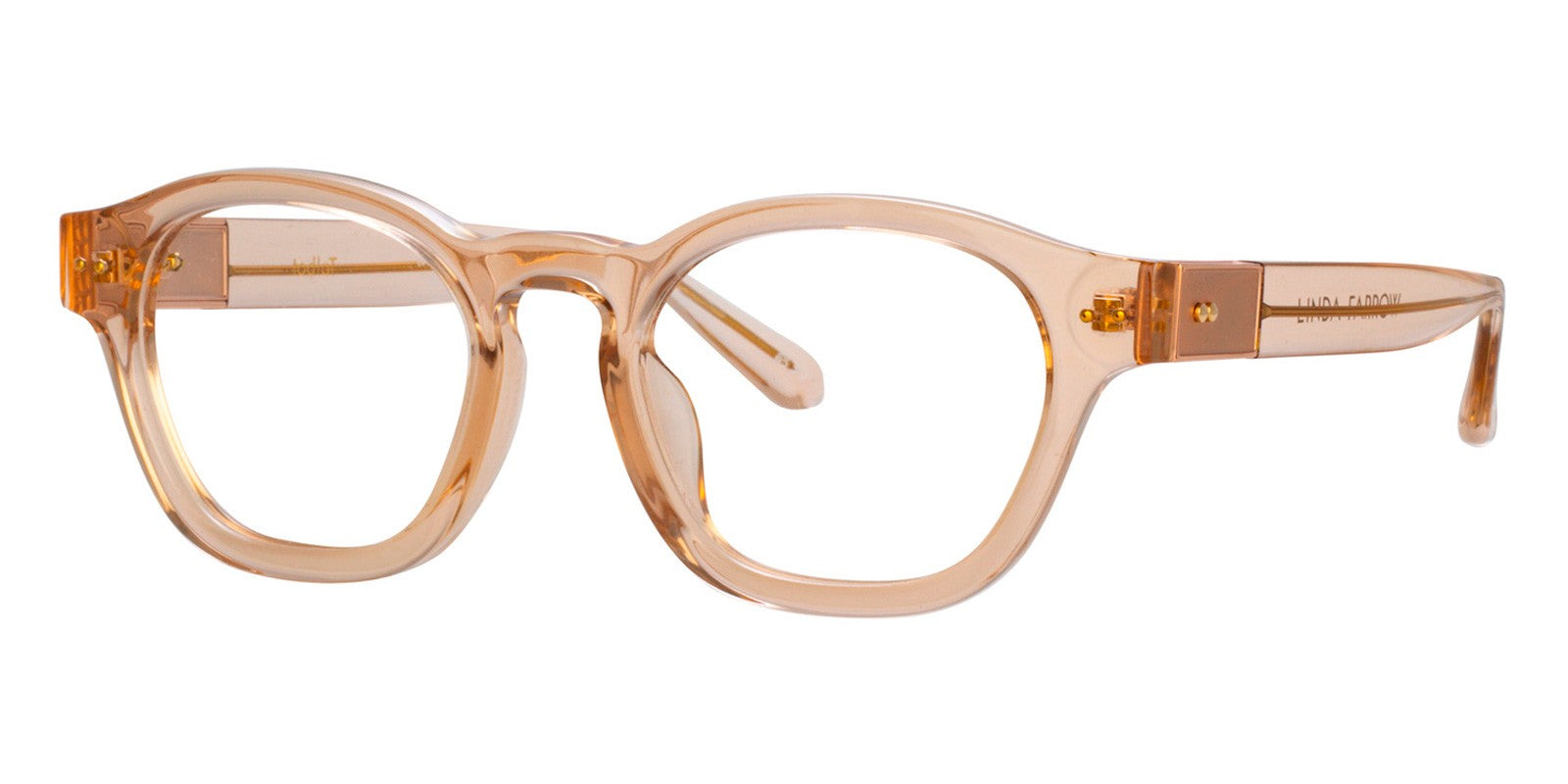 LINDA FARROW TALBOT LFL1404 C6 - Brown/Havana Acetate