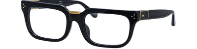 LINDA FARROW YOAN OPTICAL LFL1482 C1 - Black Acetate