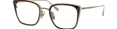 LINDA FARROW HANS OPTICAL LFL1485 C3 - Brown/Havana Metal