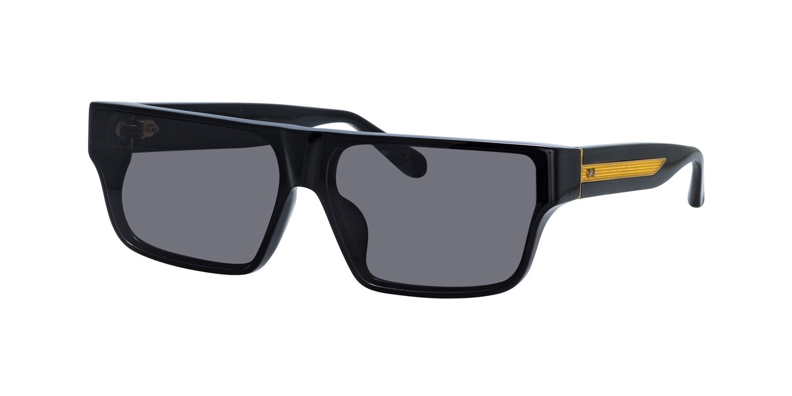 LINDA FARROW BRADY LFL1501 C1 - Black Acetate