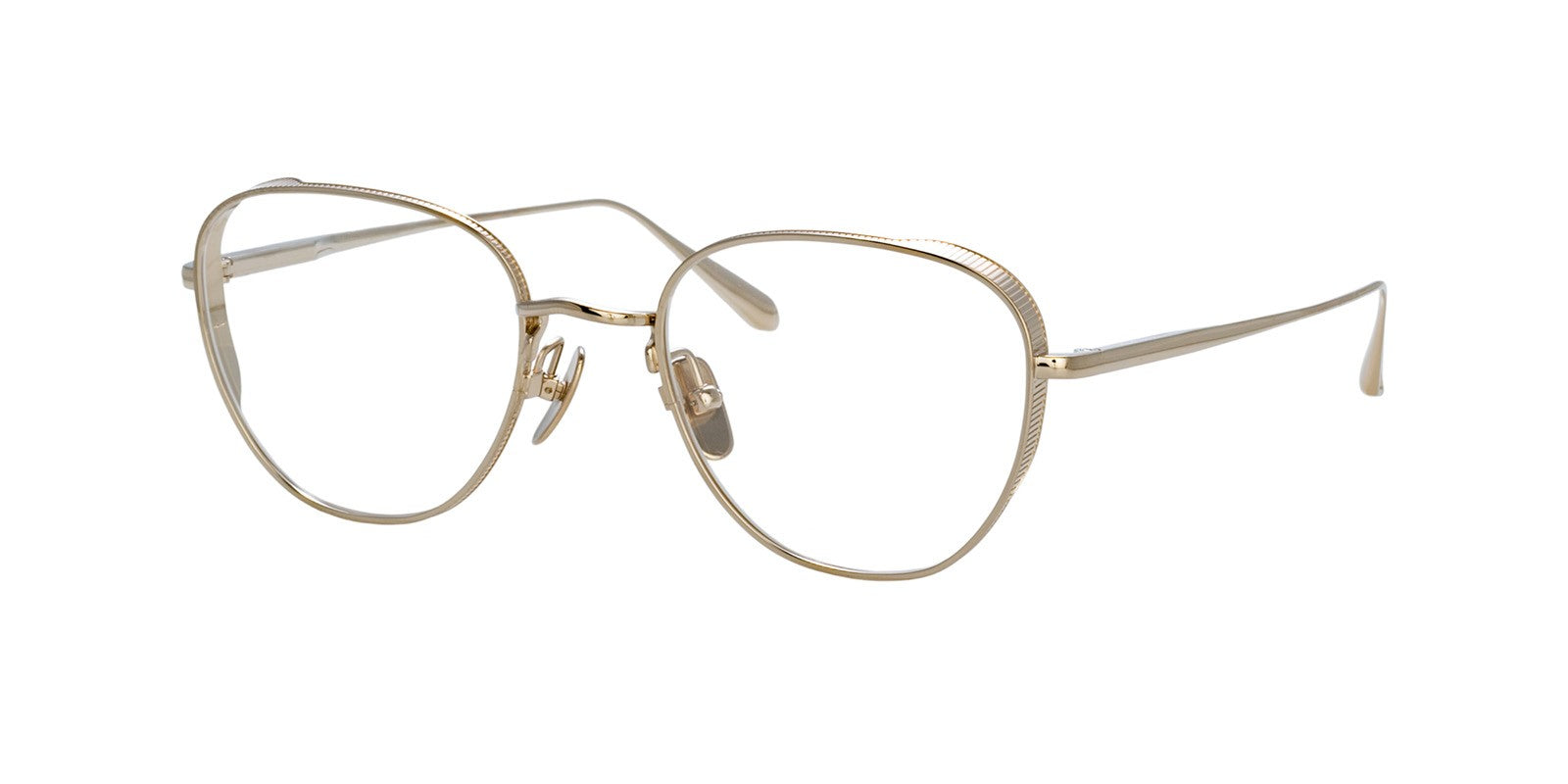 LINDA FARROW HARDY OPTICAL LFL1503 C6 - Grey Metal