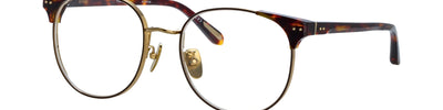 LINDA FARROW SPENCE OPTICAL LFL1507 C2 - Brown/Havana Acetate/Metal