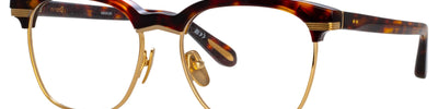 LINDA FARROW DARIN LFL1518 C5 - Brown/Havana Acetate