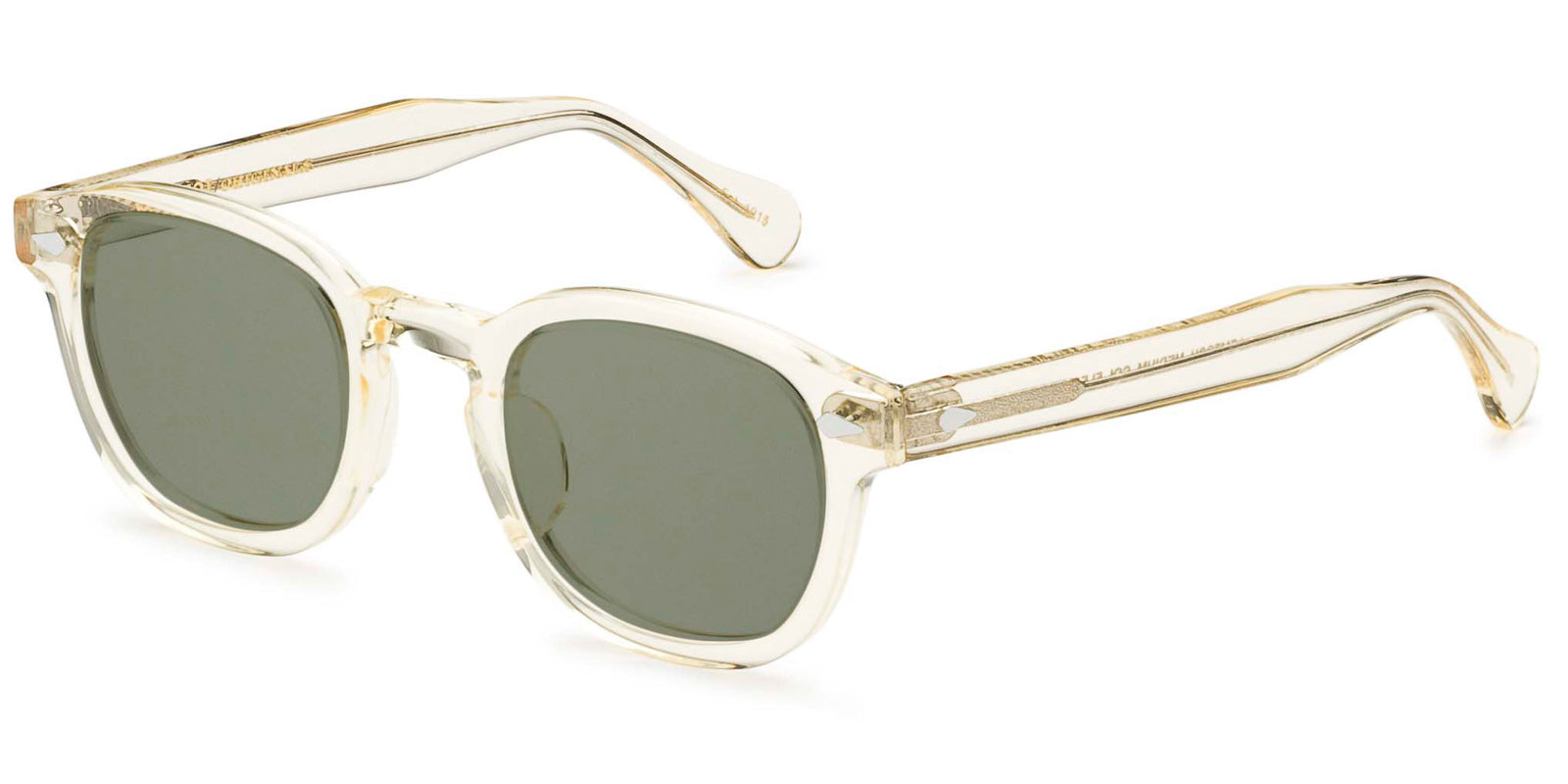 MOSCOT LEMTOSH FLESH CALIBAR GREEN - Clear Acetate