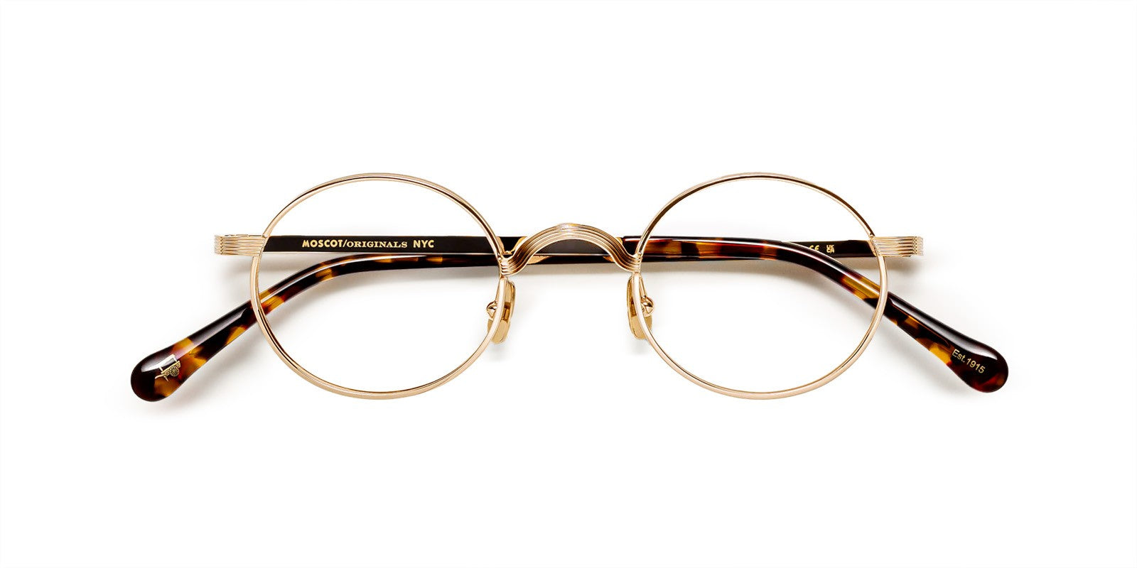 MOSCOT MOYEL GOLD OPTICAL - View 2