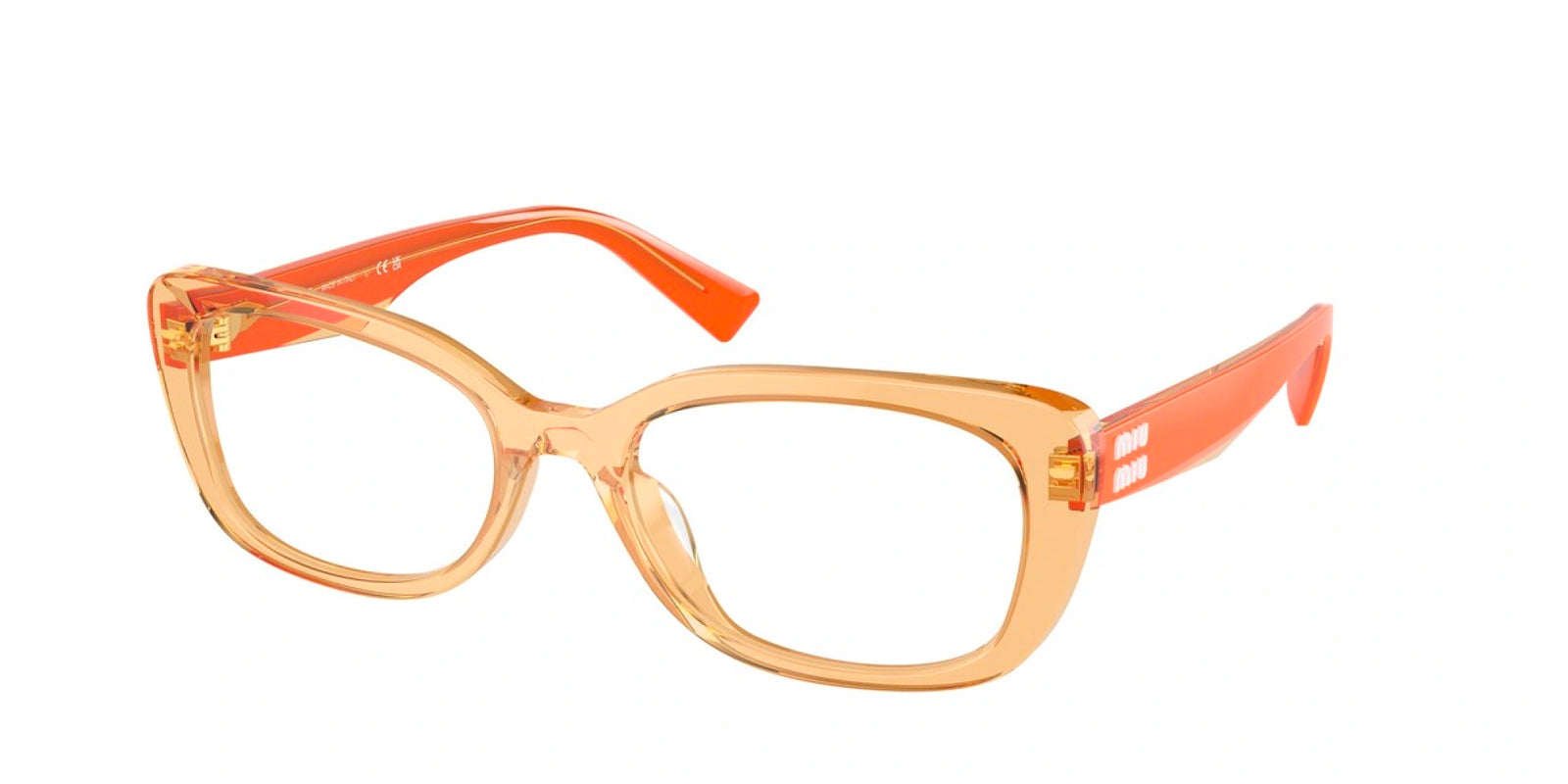 MIU MIU MU 07VV 12M1O1 - Orange Acetate