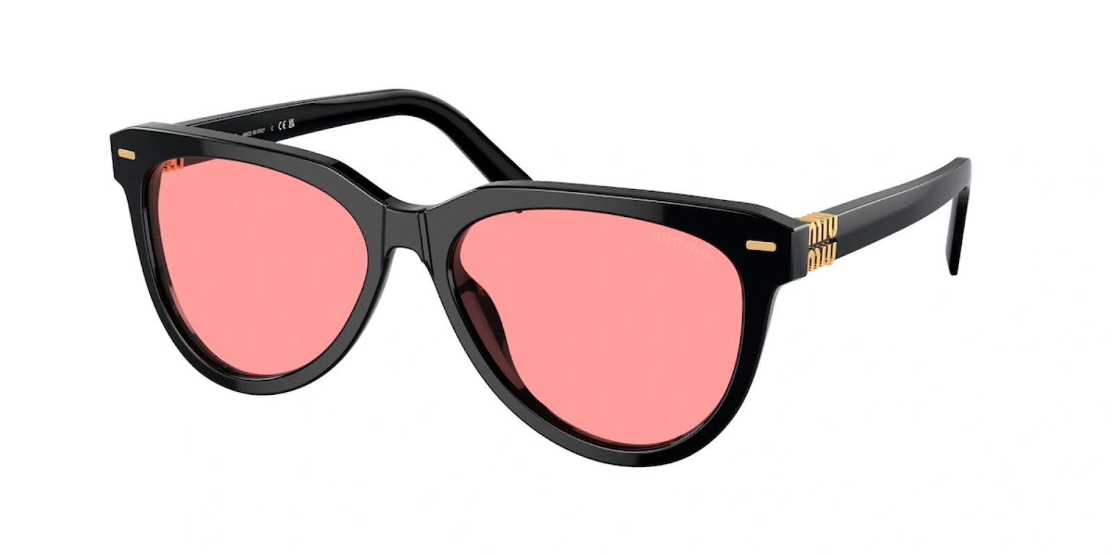 MIU MIU MU 12ZS 16K1D0 - Black Acetate