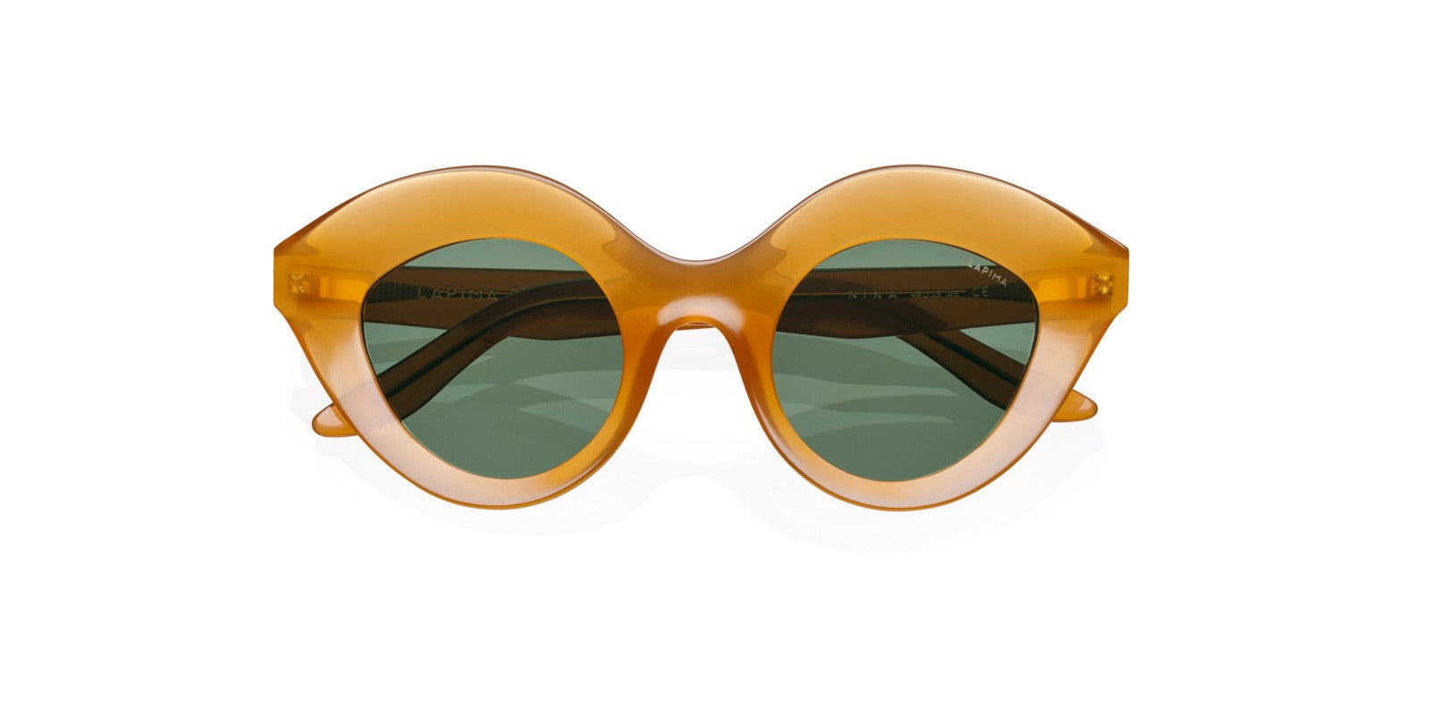 LAPIMA NINA PETIT AMBER MOSS - Orange Acetate