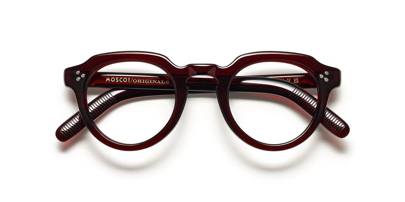 MOSCOT GAVOLT BURGUNDY OPTICAL - View 2