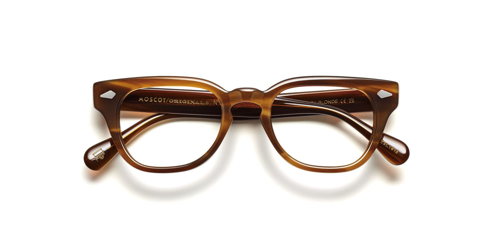 MOSCOT HAZEN DARK BLONDE OPTICAL - Brown/Havana Acetate