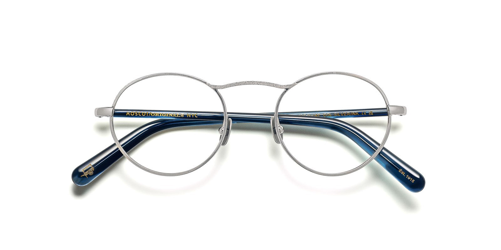 MOSCOT KANAKA SILVER INK OPTICAL - Silver Metal