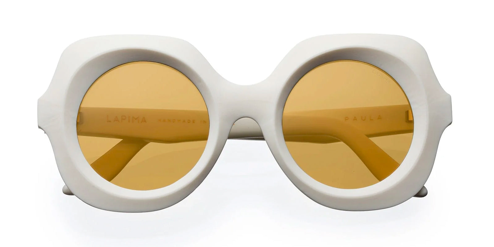 LAPIMA PAULA NATURAL WHITE VINTAGE - White Acetate