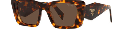 PRADA PR 08YS 01V8C1 - Brown/Havana Acetate