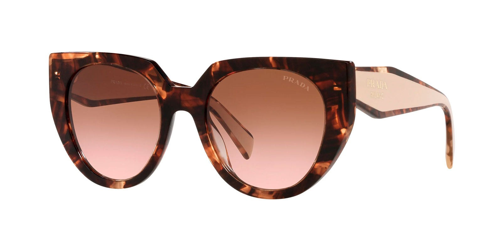 PRADA PR 14WS 01R0A6 - Brown/Havana Acetate