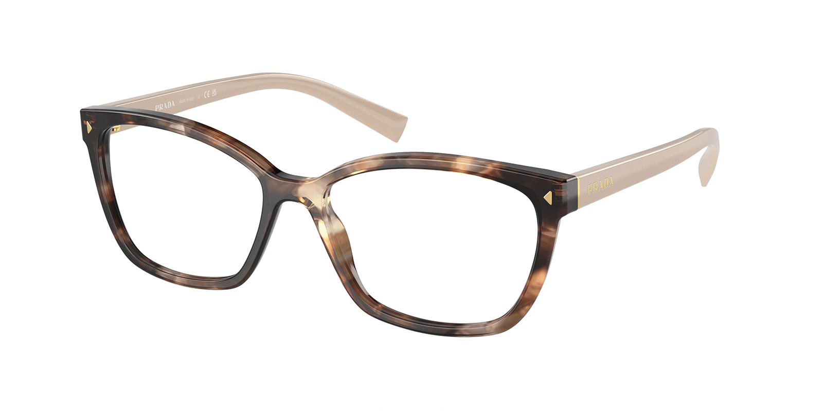 PRADA PR 15ZV 07R1O1 - Brown/Havana Acetate