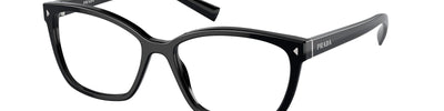 PRADA PR 15ZV 1AB1O1 - Black Acetate