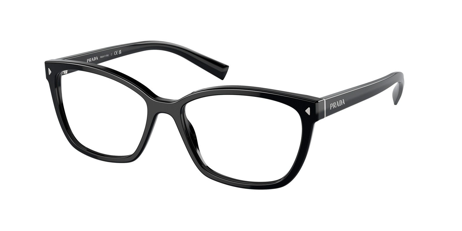 PRADA PR 15ZV 1AB1O1 - Black Acetate