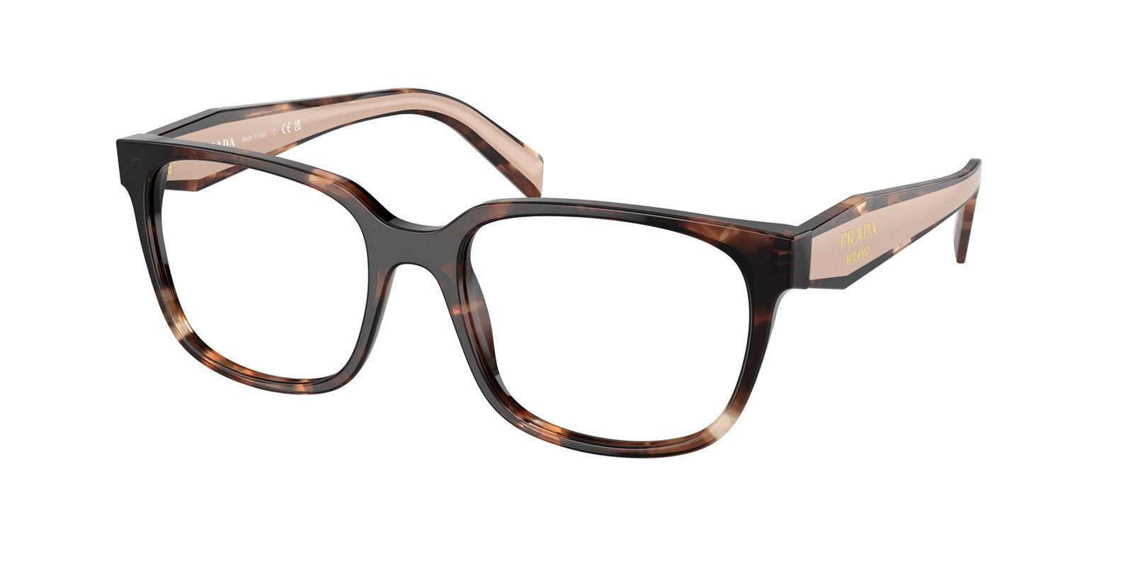 PRADA PR 17ZV 07R1O1 - Brown/Havana Acetate