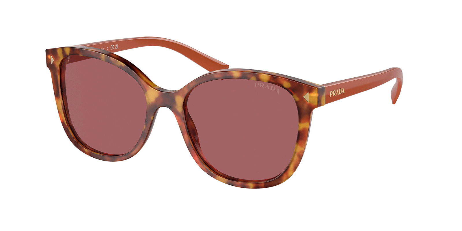 PRADA PR 22ZS 4BW08S - Brown/Havana Acetate