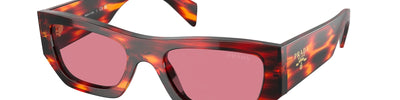 PRADA PR A01S 13O80B - Red Acetate