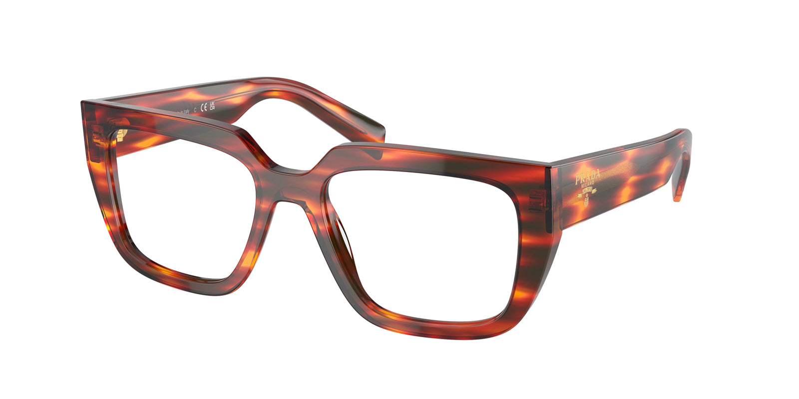 PRADA PR A03V 13O1O1 - Red Acetate