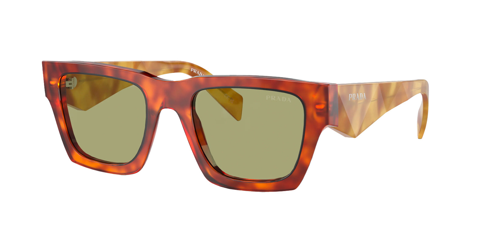 PRADA PR A06S 11P60C - Brown/Havana Acetate