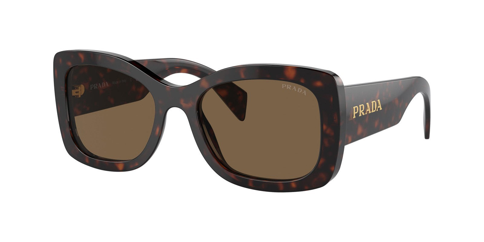 PRADA PR A08S 16N5Y1 - Brown/Havana Acetate