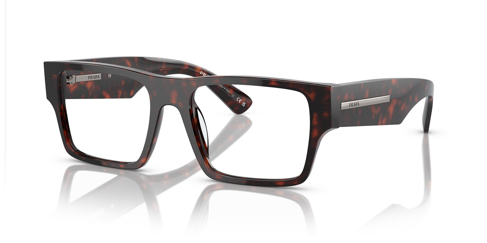 PRADA PR A08V 17N1O1 - Brown/Havana Acetate