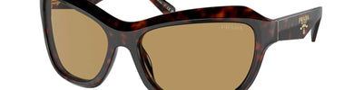 PRADA PR A27S 17N70G - Brown/Havana Acetate