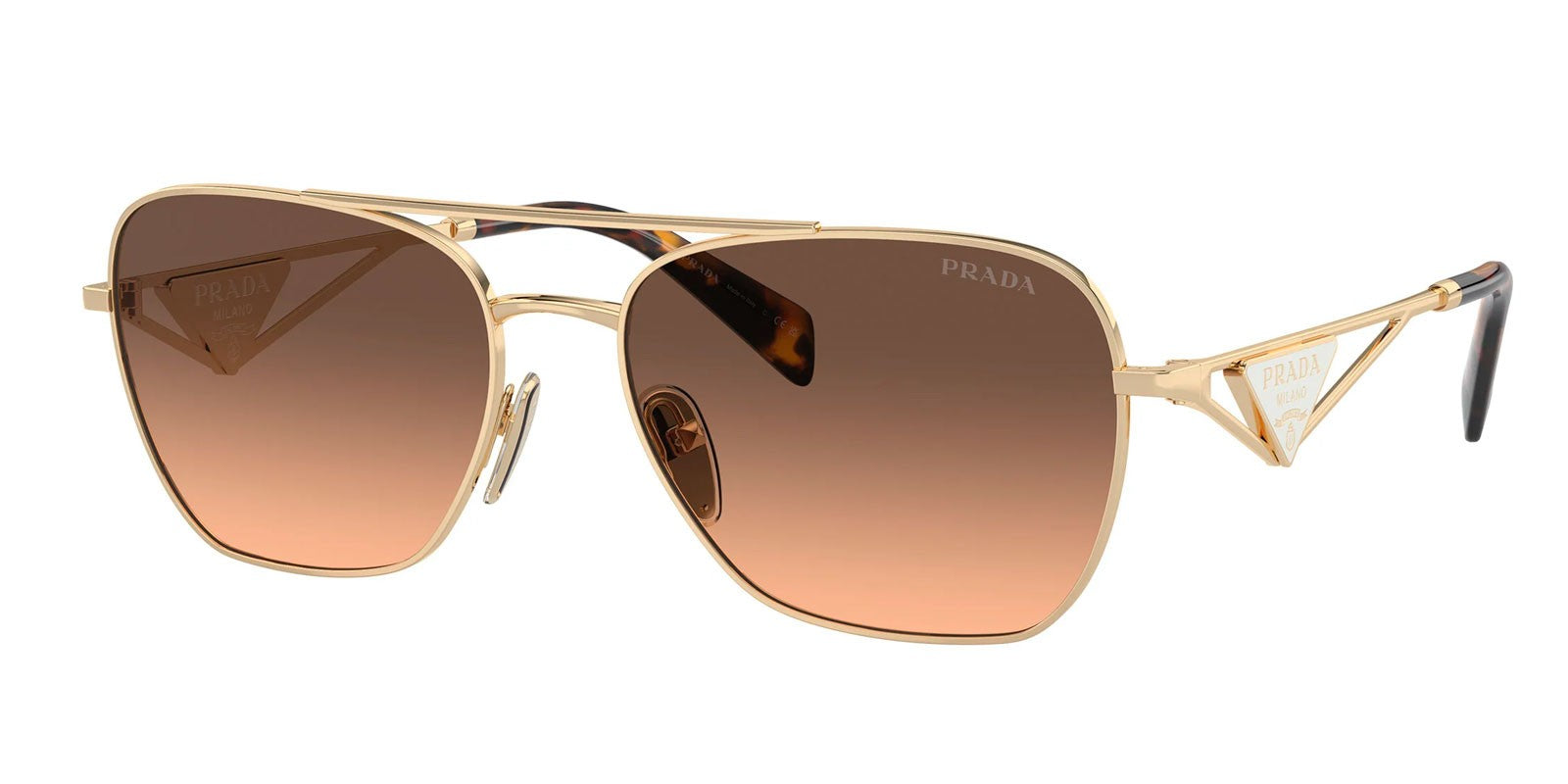 PRADA PR A50S ZVN50C - Gold Metal