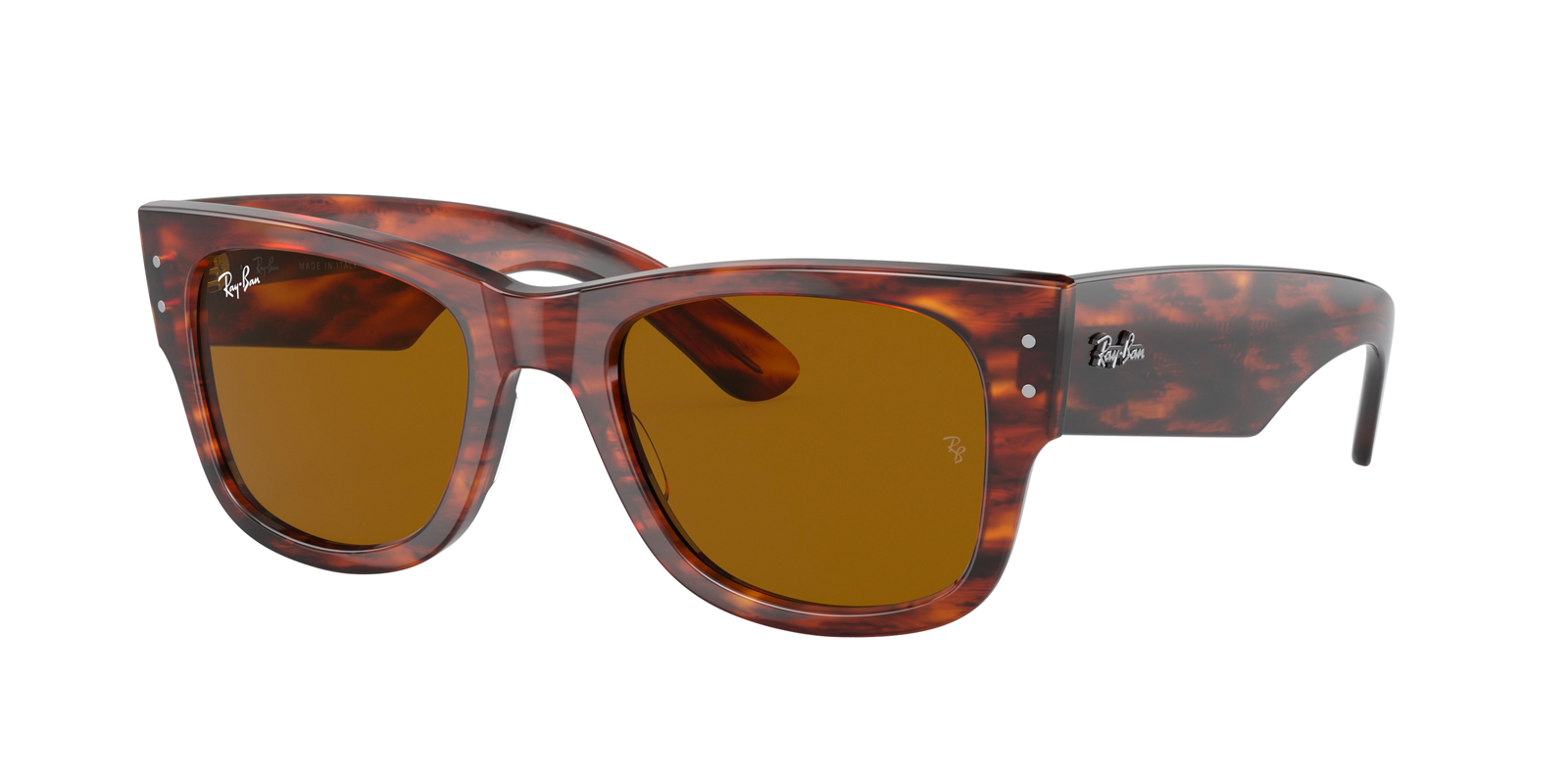 RAY-BAN MEGA WAYFARER RB0840S 95433 - Brown/Havana Acetate