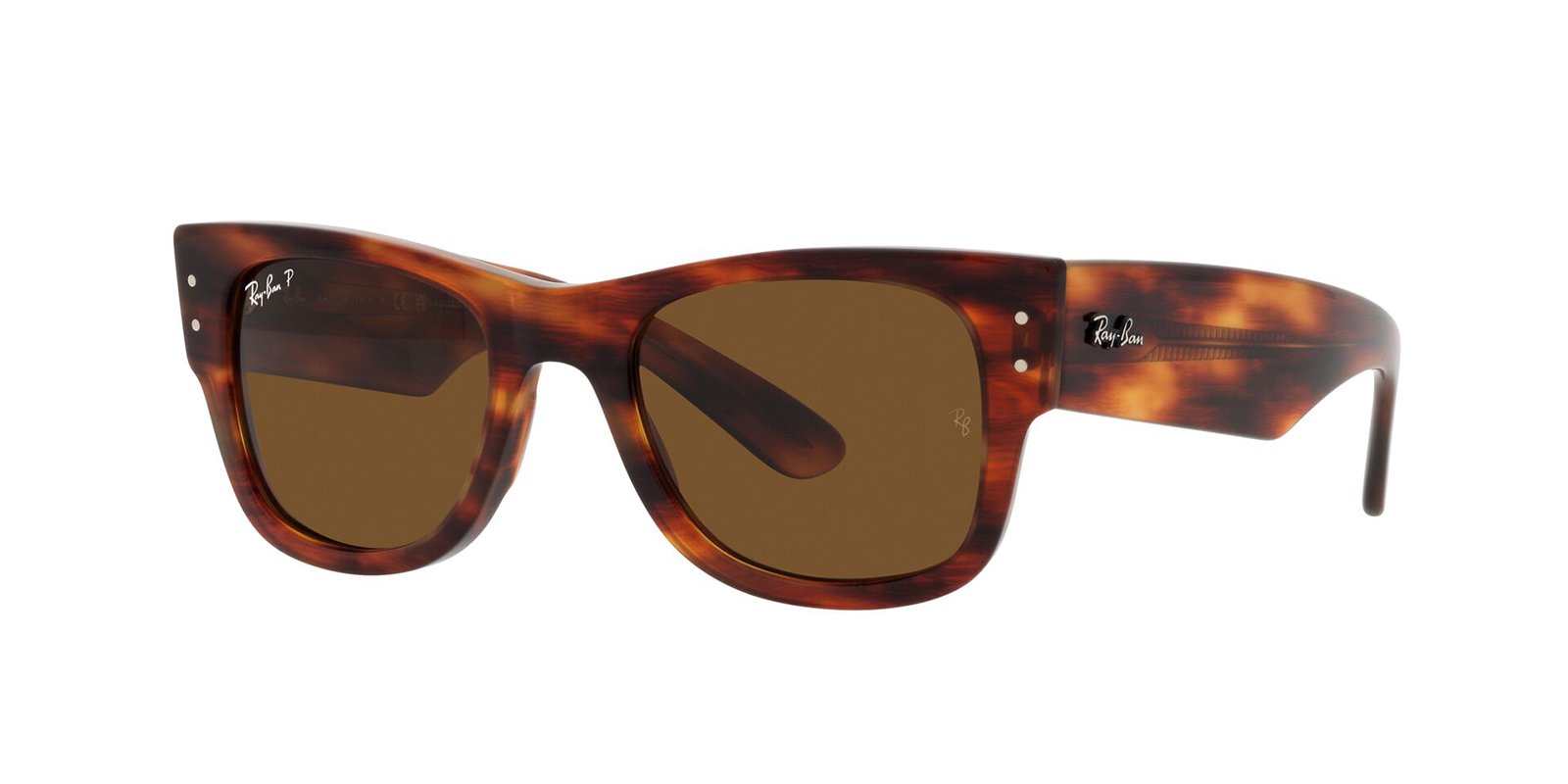 RAY-BAN MEGA WAYFARER RB0840S 95457 - Brown/Havana Acetate