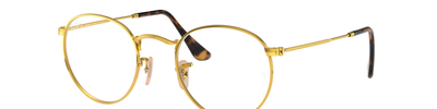 RAY-BAN ROUND METAL RB3447V 2500 - Gold Metal