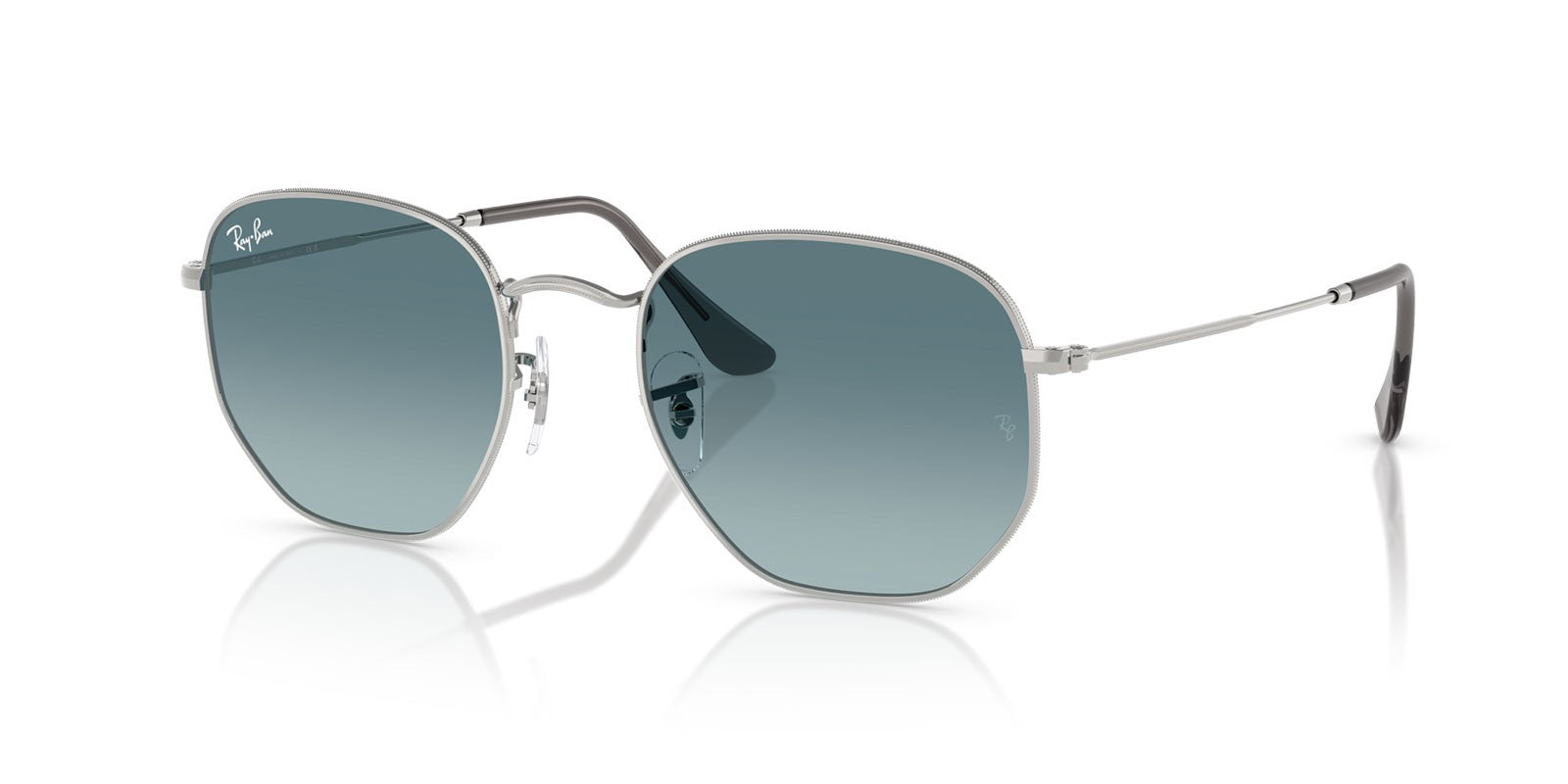 RAY-BAN HEXAGONAL RB3548N 0033M - Silver Metal