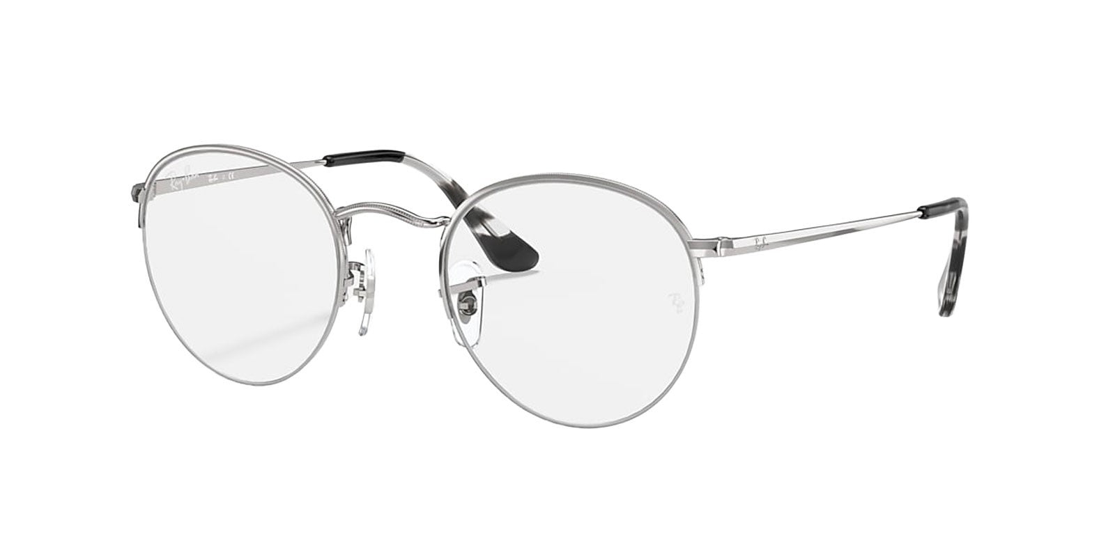 RAY-BAN ROUND GAZE RB3947V 2501 - Silver Metal