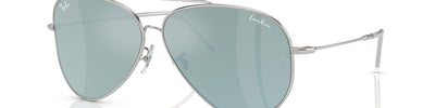 RAY-BAN AVIATOR REVERSE RBR0101S 00330 - Silver Metal