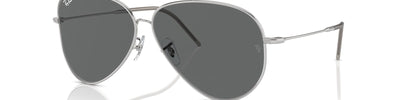 RAY-BAN AVIATOR REVERSE RBR0101S 003GR - Silver Metal