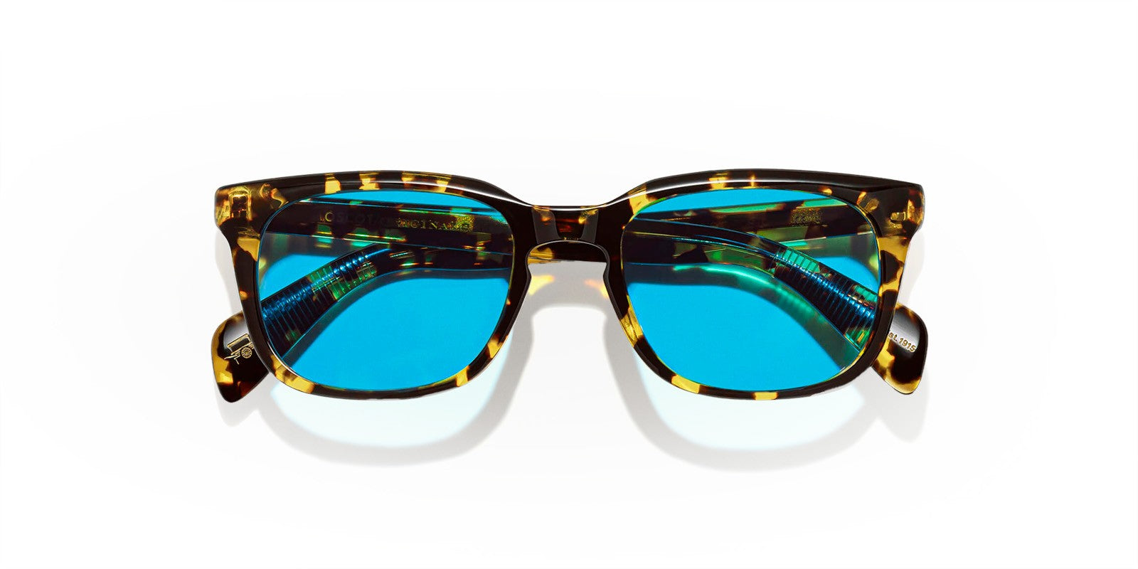 MOSCOT SHIDDOCK TOKYO TORTOISE CELEBRITY BLUE - View 2