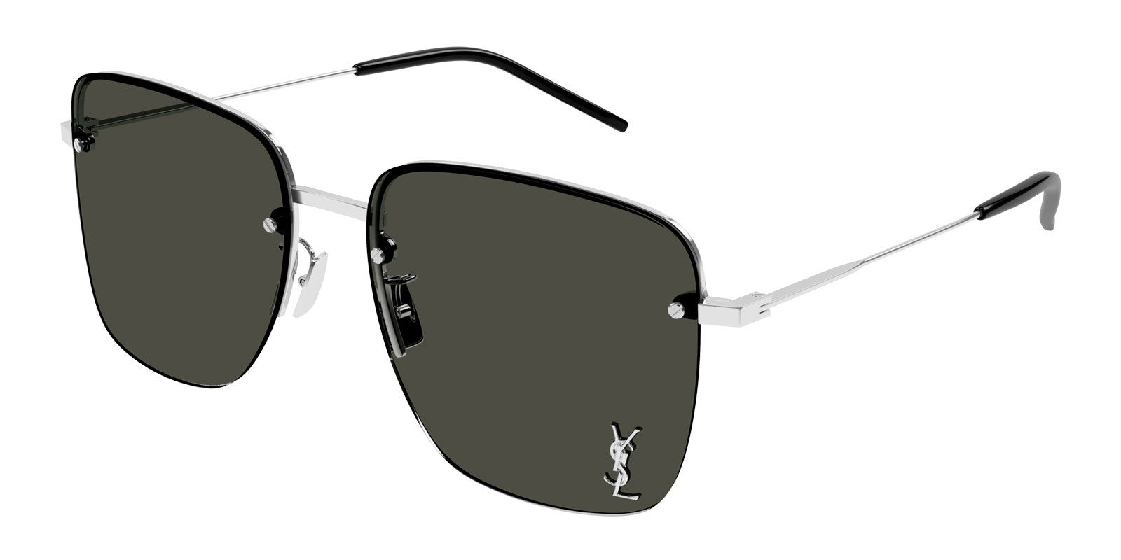 SAINT LAURENT SL 312 M 010 - Silver Metal