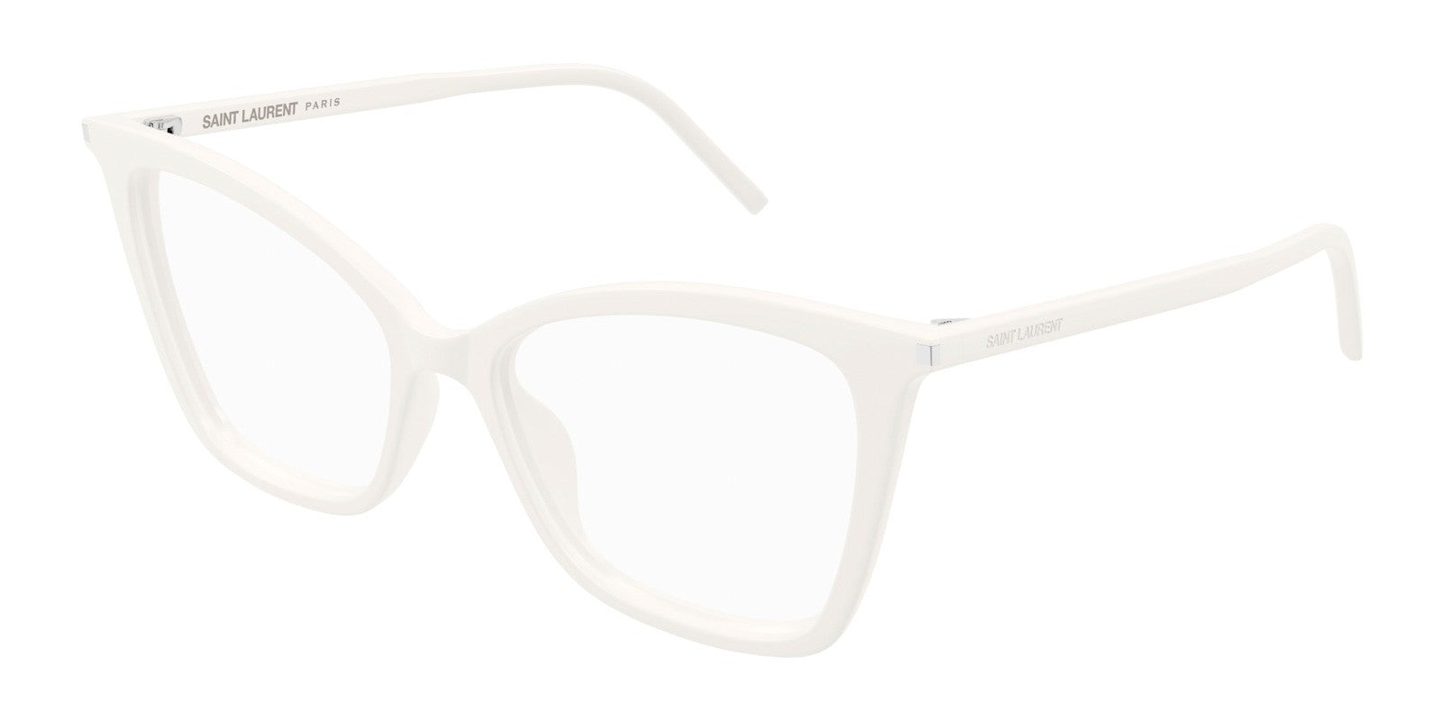 SAINT LAURENT SL 386 014 - White Acetate