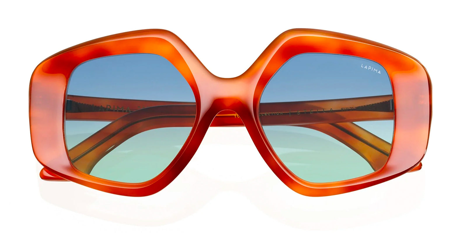 LAPIMA STELLA CARAMEL BLUE SKY - Brown/Havana Acetate