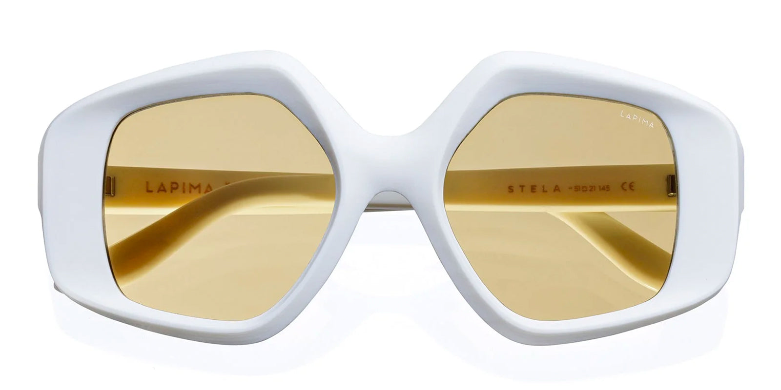 LAPIMA STELLA NATURAL WHITE VINTAGE - White Acetate