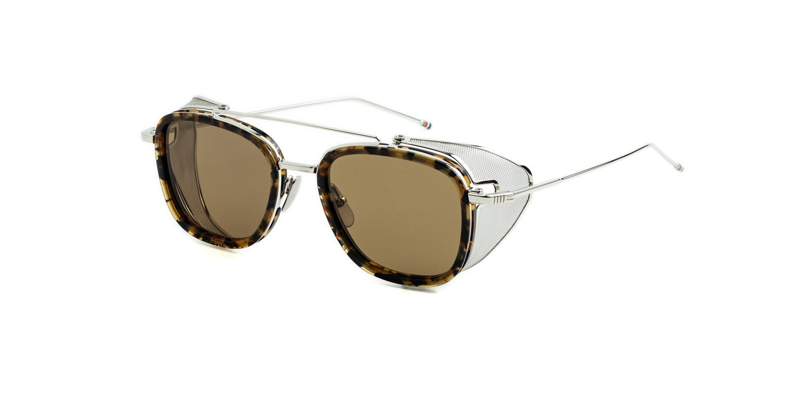 THOM BROWNE UES808A 205 - Brown/Havana Acetate/Metal