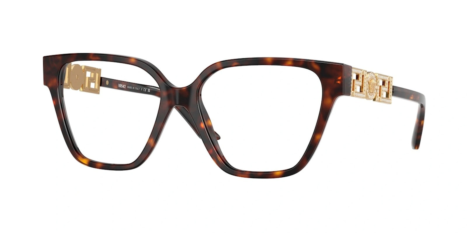 VERSACE VE3358B 108 - Brown/Havana Acetate