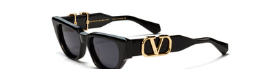 VALENTINO D-DUE VLS103 A - Black Acetate