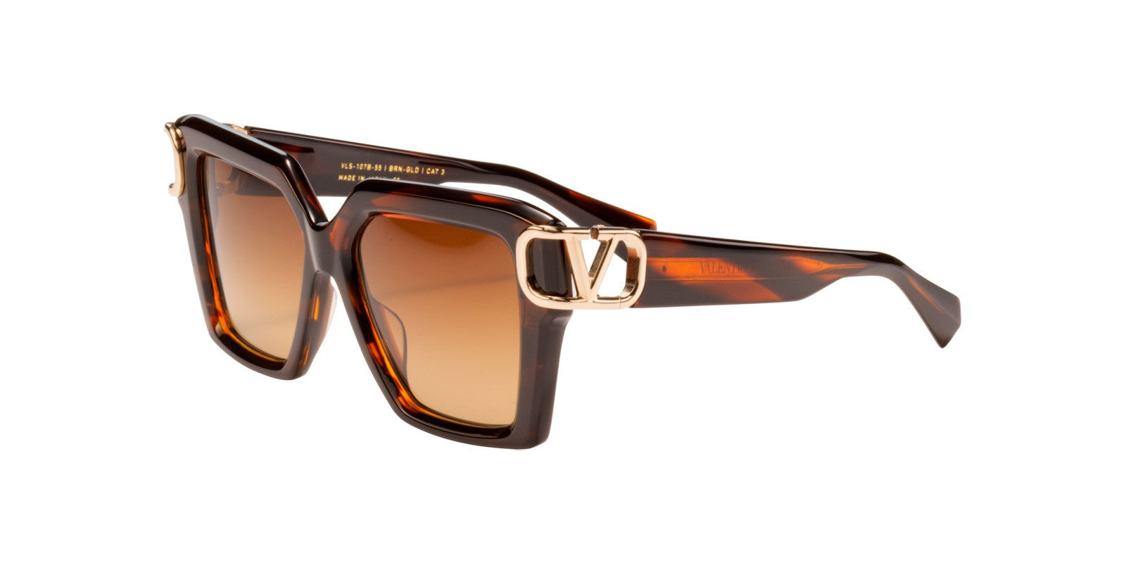 VALENTINO V-UNO VLS107 B - Brown/Havana Acetate