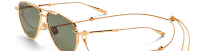 VALENTINO STUD-II GLASSES & CHAIN VLS133 A - Gold Titanium