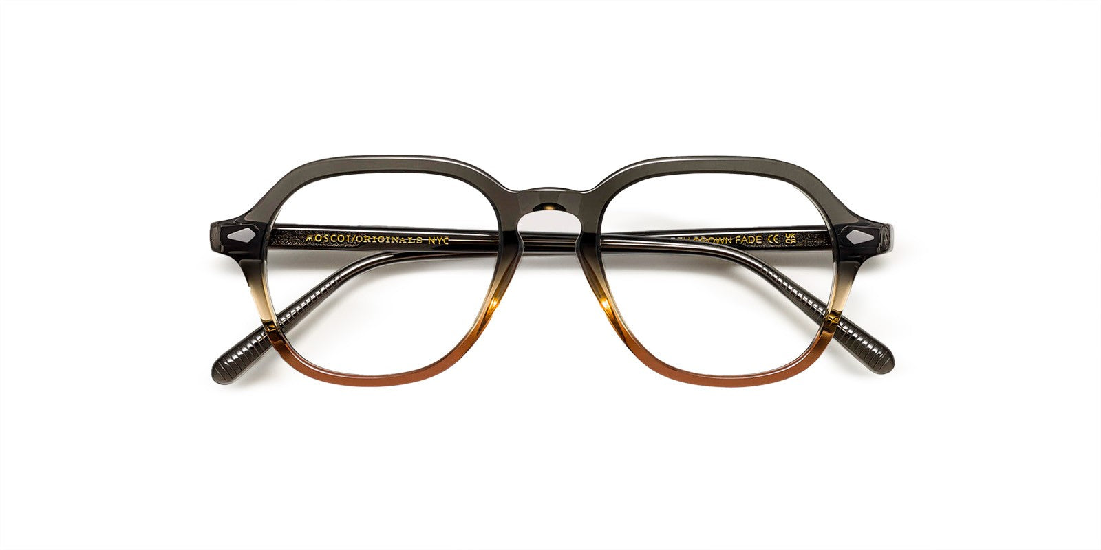 MOSCOT YENEM GREY BROWN FADE OPTICAL - View 2